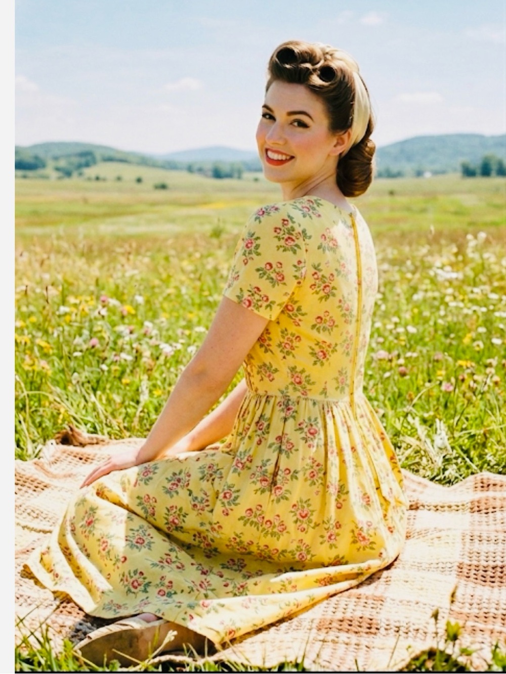 Vintage Cottage Core Kathie Lee Collection Floral
Dress Size size 8